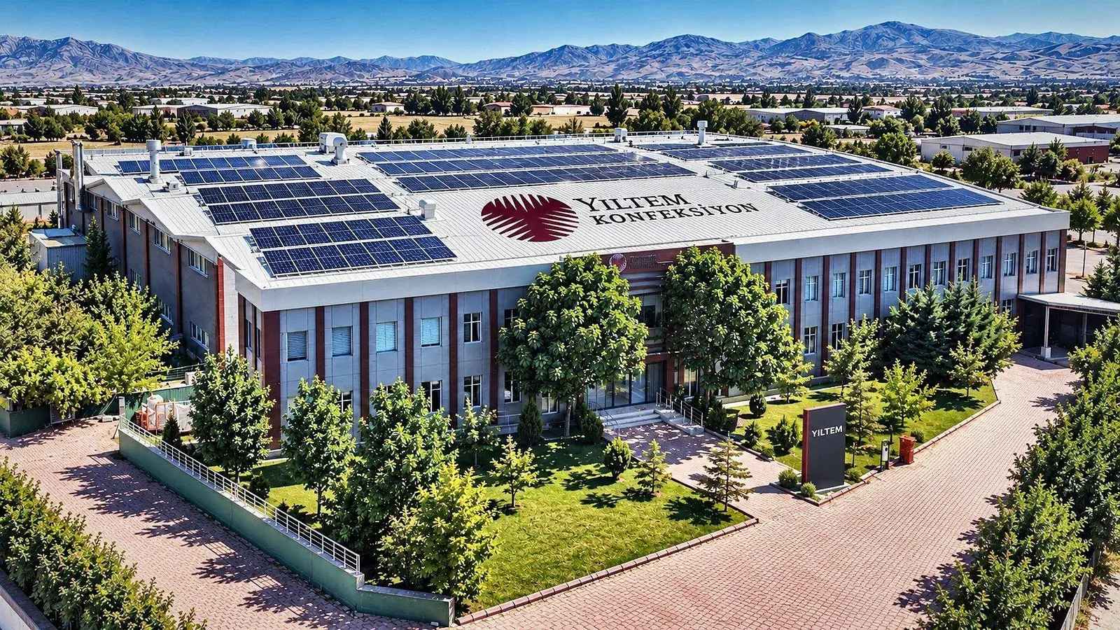Rooftop solar installation at the Malatya facility